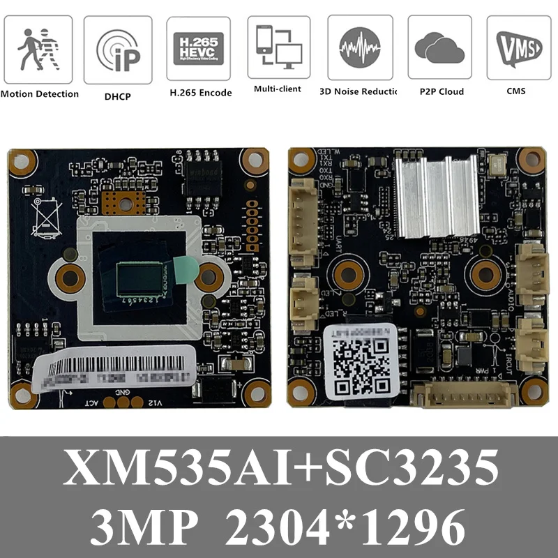 Плата модуля IP камеры XM530 + F37 с микрофоном и аудиоинтерфейсом 1080P 2 Мп 1920*1080 ONVIF CMS