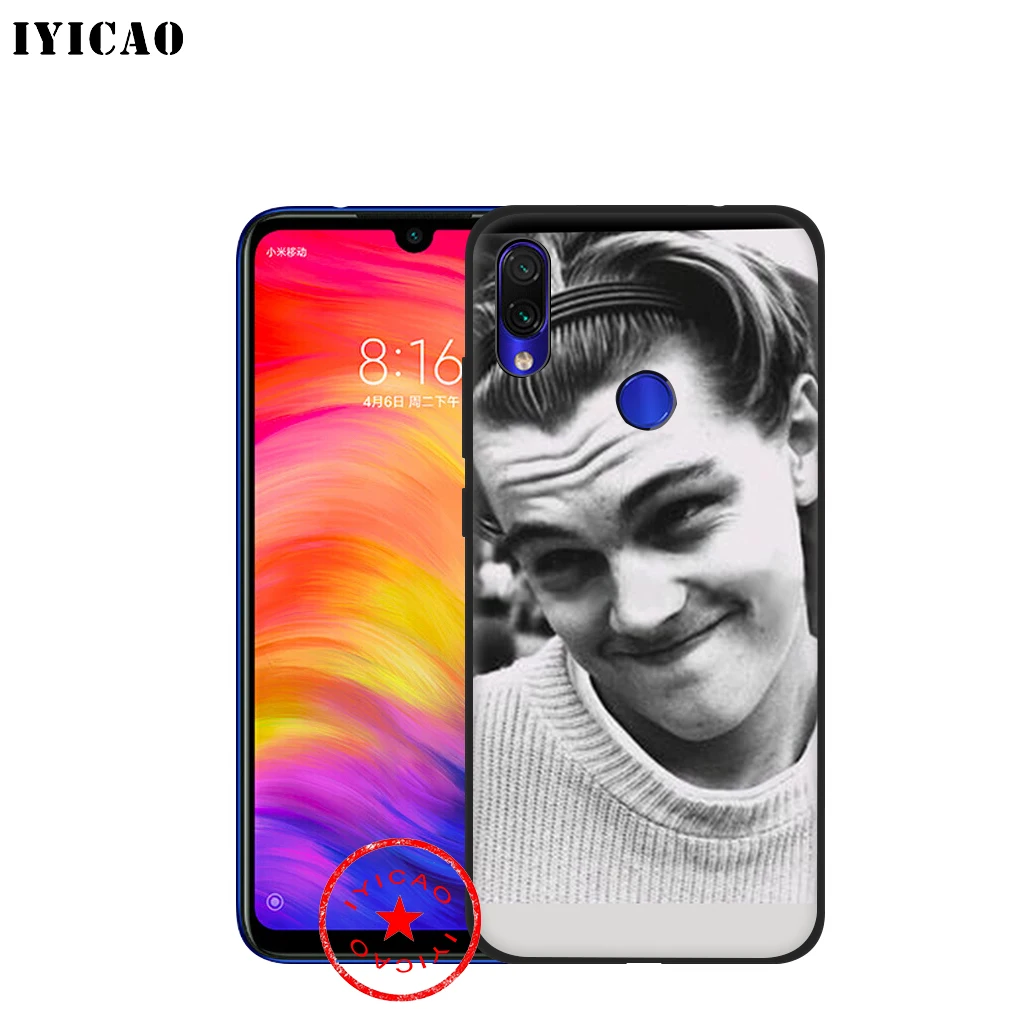 Мягкий чехол IYICAO Leonardo Dicaprio Young для Redmi K20 8A 7A 7 6 Pro 6A 5 Plus 5A 4X 4A S2 Go силикон |