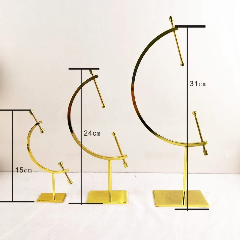 

Globe Crystal Ball Stand Glass Ball Display Stand Metal Gold Decorative Ornaments Crafts