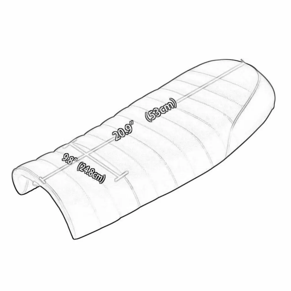 

CG125 Universal Built-in Soft Sponge Motorcycle Flat Vintage Seat Cushion Saddle For Retro Cafe Racer