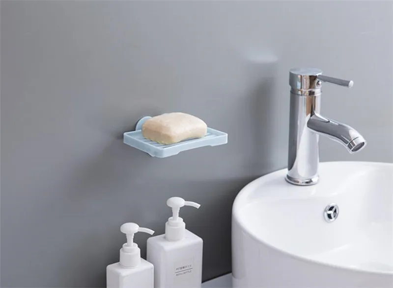 Милый пластиковый дренаж для мыла коробка с держателем крепкая присоска