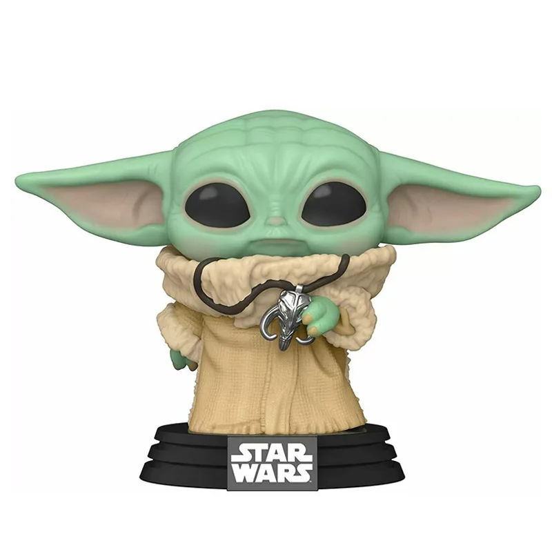 

Hasbro Q Anime Model PO Action Figure Star Wars Baby Yoda The Mandalorian PVC Movable Doll Collection Children Model Toy Gift