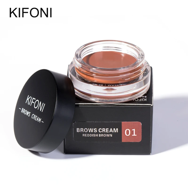 Гель краска для бровей 5 цветов водостойкие тени долговечный оттенок макияж