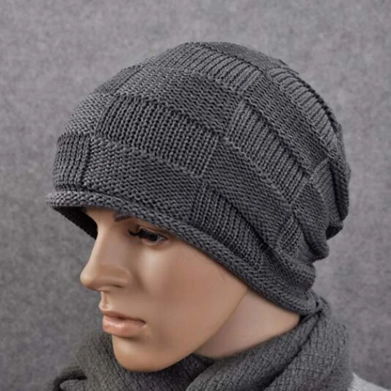 Корейский площади головные уборы Skullies шапки бини бренд осень-зима теплые для