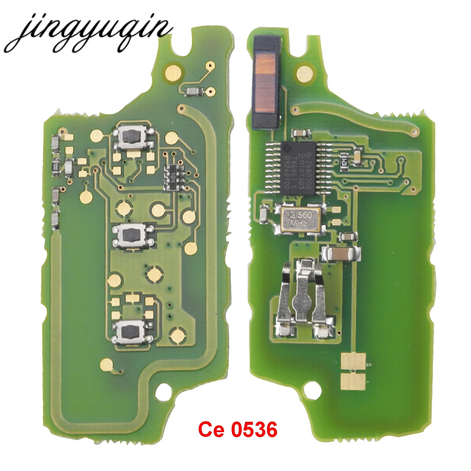 Jingyuqin ключи Электронная Печатная плата для peugeot 407 407 307 308 607 SW Citroen C2 C3 C4 C5 CE0536 Ce0536 2 кнопки