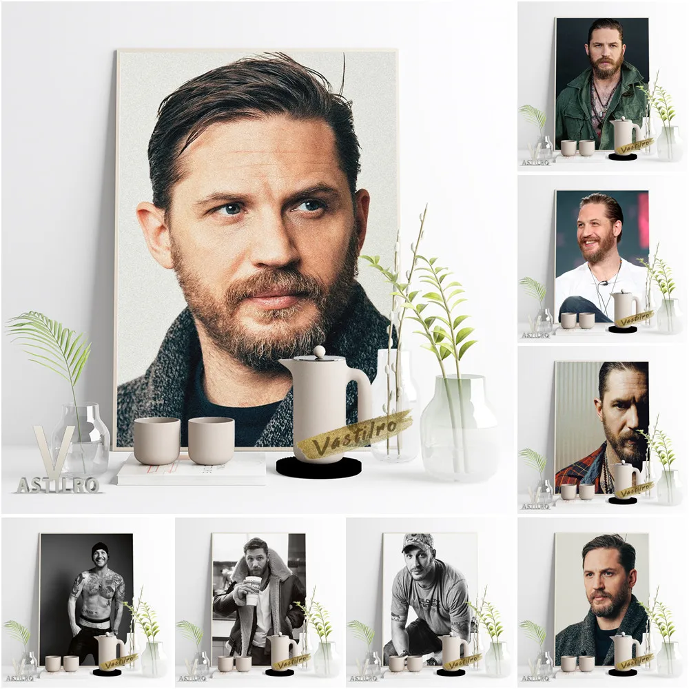 

Tom Hardy Movie Actor Star Art Prints Poster Room Home Decor Handsome Men Canvas Wall Stickers Bar Pub Club Hotel Cafe Gift Idea