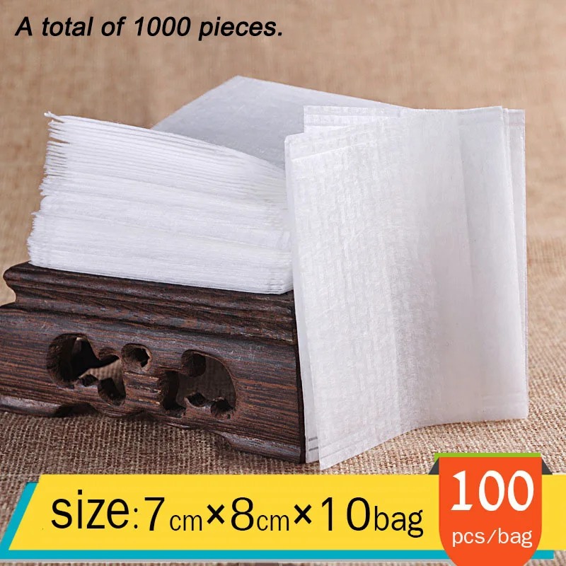 1000 шт 7*8 доставка кукурузное волокно складной чайный мешок китайская медицина