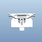 Клипса для стрижки волос, пластиковая, 100 шт., 81488159