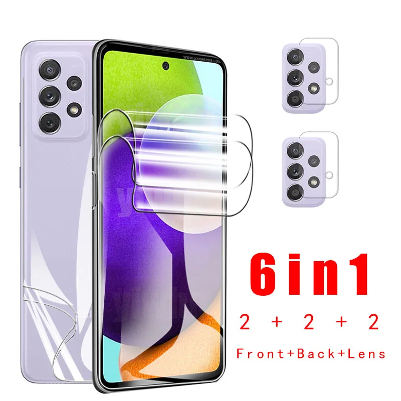 

Hydrogel Film On For Samsung Galaxy A52 Full Screen Protector Sumsung A52 A72 A42 A32 A12 Lens Protective Film Tempered Glass