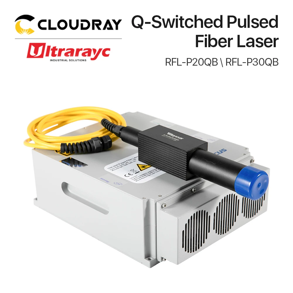 Фирменный импульсный источник света со встроенным красным светильник том Raycus Q