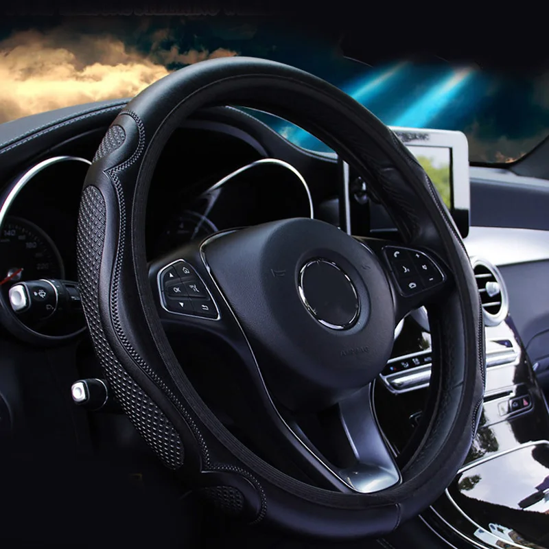 

Anti-slip Steering wheel cover Replacement 1pcs Auto Wear-resistant Accessories