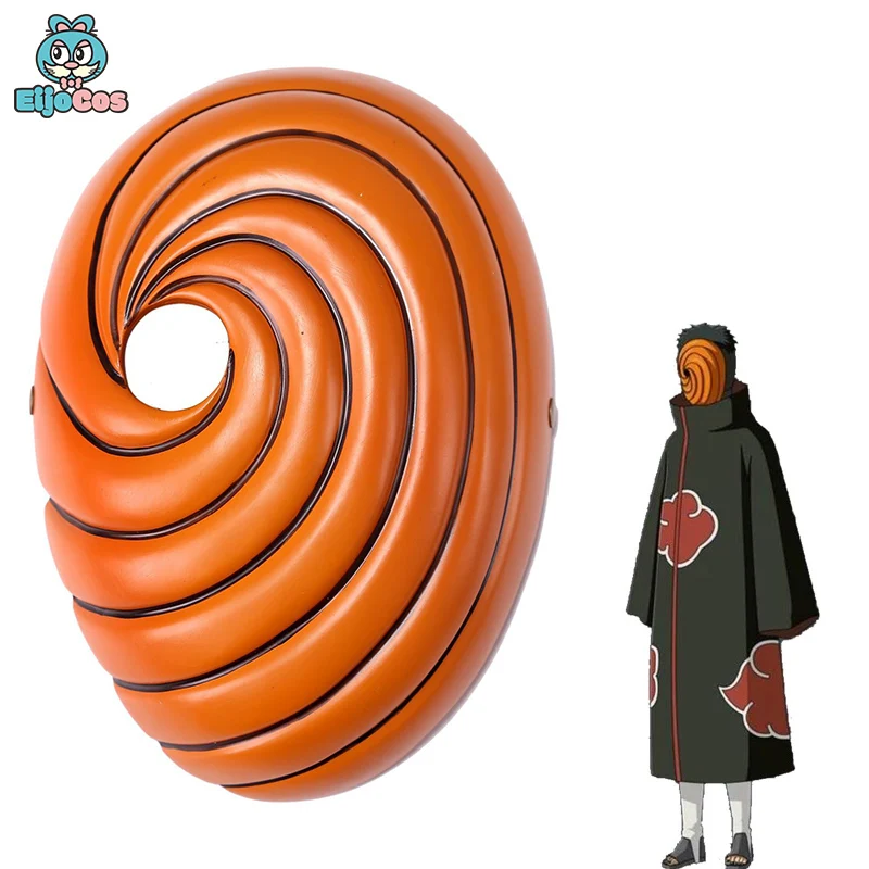 Аниме маска Тоби Косплей Смола Маска Высокое качество ниндзя Акацуки Мадара