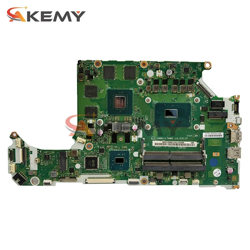 Kaufen LA-E911P Laptop Motherboard Für For Acer A715-71G Original Mainboard I7-7700HQ GTX1050