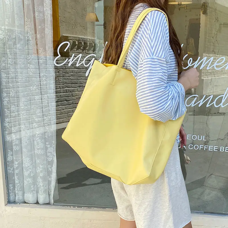 

Soft PU Leather Women Shoulder Underarm Bags Large Capacity Female Travel Shopping Casual Tote Fashion Simple Ladies Handbags