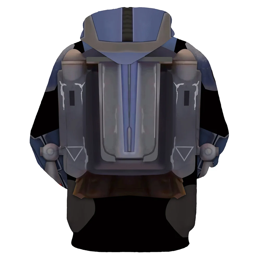 Толстовка с капюшоном в стиле Звездных войн свитшот 3D принтом для мужчин и женщин