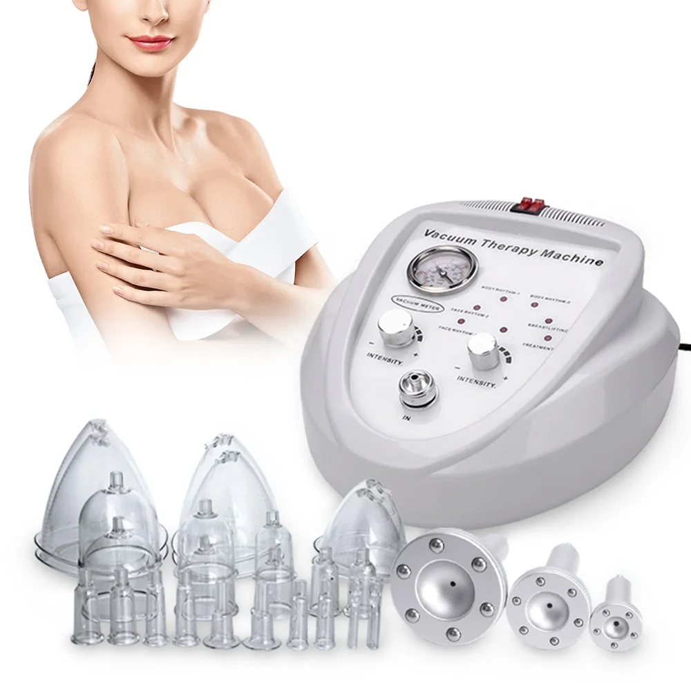 

Vacuum Therapy Treatment Machine For Slimming Lymphatic Drainage Breast Chest Massager Enlargement Enhancement & Butt Lifting