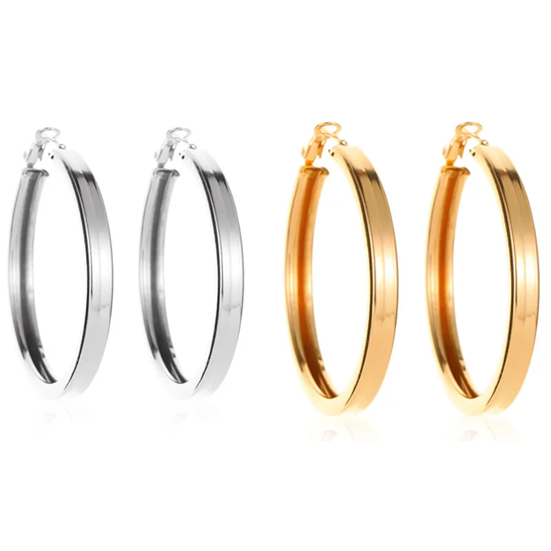 

Модные большие серьги в виде колец, уширенные круглые серьги-гвоздики серьги панк стиль Уличная обувь для ночного клуба трендовые серьги