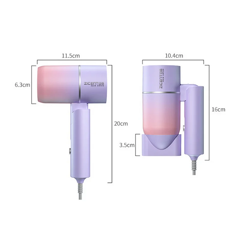 

Home Hair Dryer Blue Hair Dryer Hot and Cold Wind Silent Hair Dryer for Student Dormitory