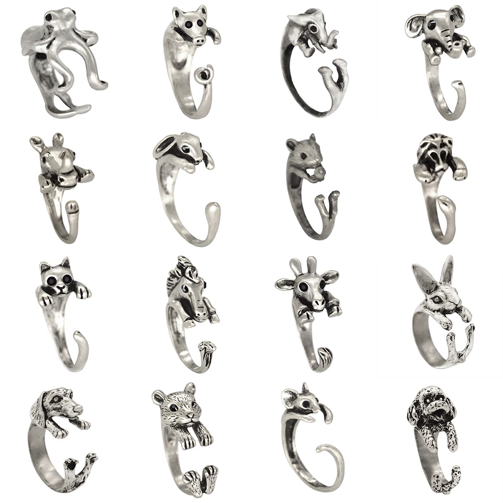 Винтажное кольцо в стиле бохо Chereda регулируемое золотистое кольцо-ретривер с