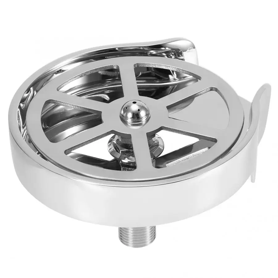 Multifunction G1/2in Stainless Steel Automatic Glass Rinser Cup Washer Cleaner for Home Bar Coffee Shop Use | Дом и сад