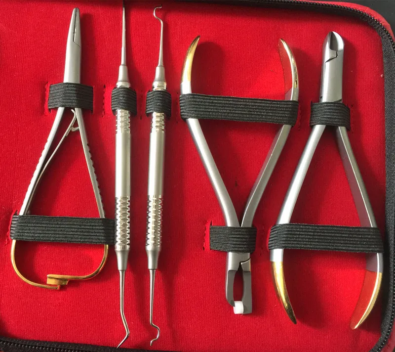 10 шт. хорошее качество Стоматологические Ортодонтические инструменты набор