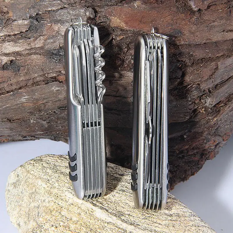 Швейцарский складной армейский нож 11 в 1 для повседневного использования