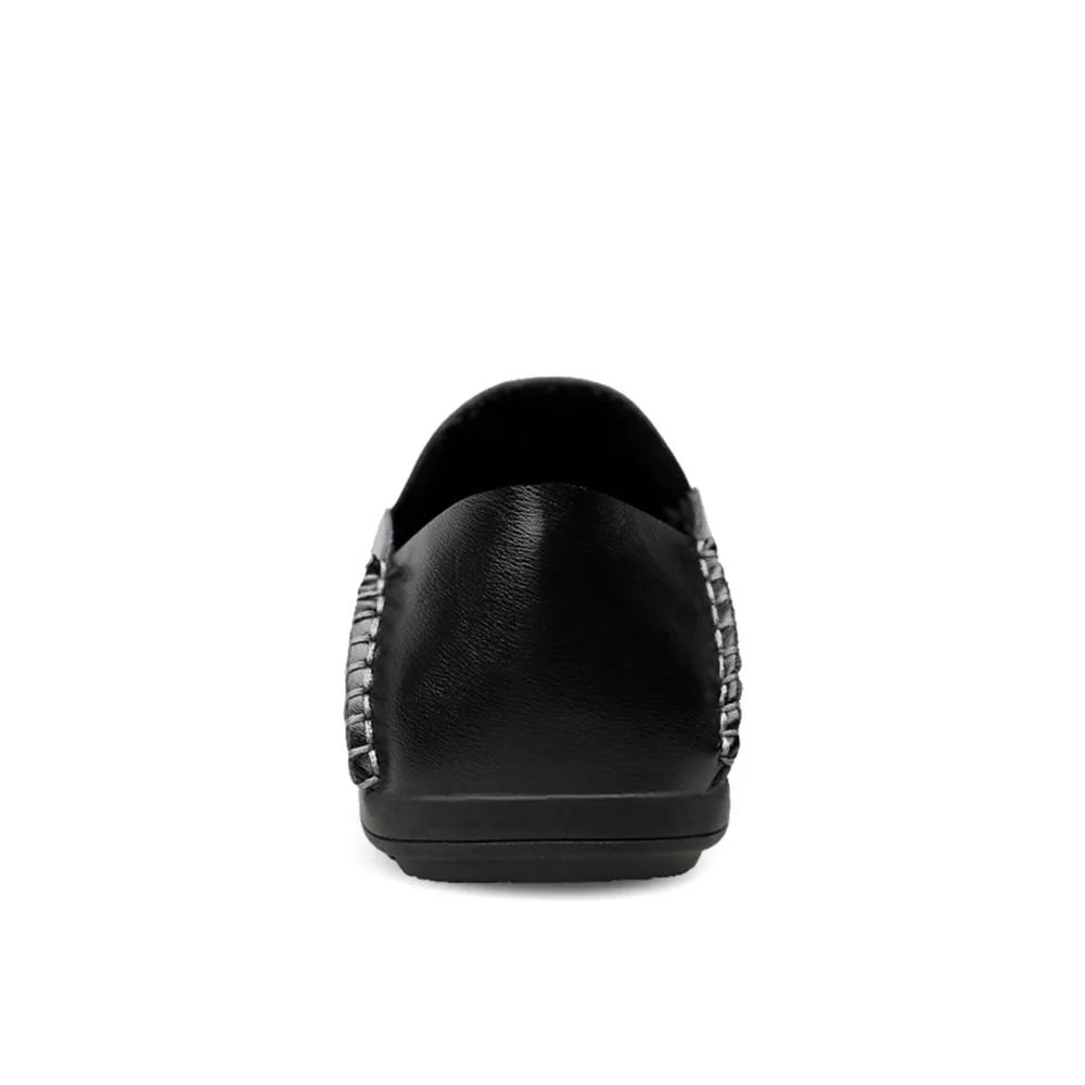 2020 New Newset Men Casual Shoes Fashion Genuine Leather Loafers Moccasins Slip on Men's Flats Male Driving | Обувь