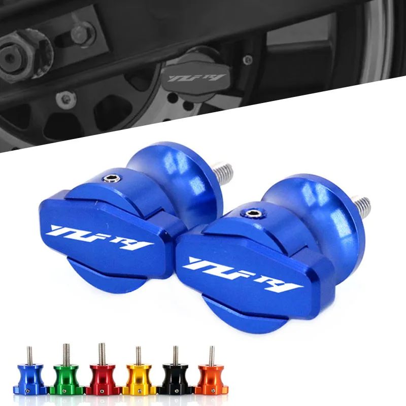 Для YAMAHA YZF R1 YZFR1 R6 YZFR6 R1M R6S Мотоцикл с ЧПУ рама подставки M6 винты ползунки маятник