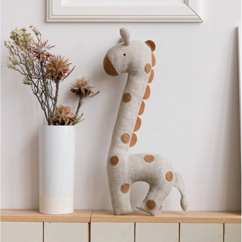 

FashionDanish Cotton Fabric Animal Pillow Doll Creative Baby Sleeping Pillow Nursing Toy Children's Play House Toy Birthday Gift