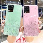 Чехол Realme 8 для OPPO A16 A15 A11 A1k A52 A52 A32 A54 A55 A72 A91 A92S A93 A94 Funda Realme 7 6 5 6i C11 C12 C15, блестящие чехлы