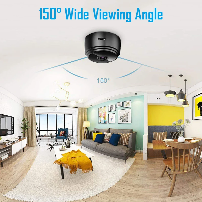 Мини камера видеонаблюдения с поддержкой Wi Fi|Камеры видеонаблюдения| |