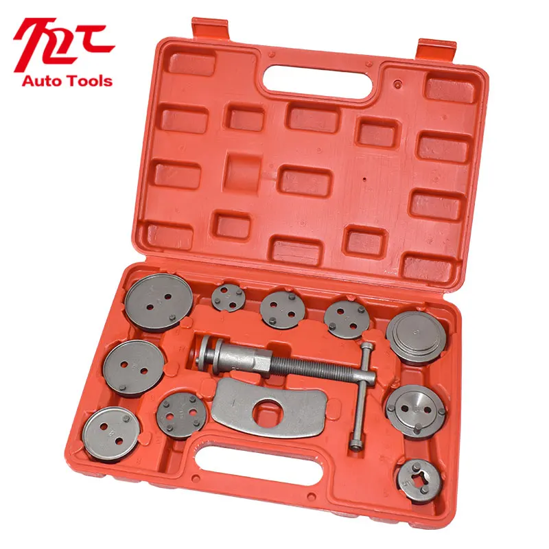 

12PCS Universal Car Disc Brake Caliper Rewind Back Brake Piston Compressor Tool Kit Set For Automobiles Garage Repair Tools