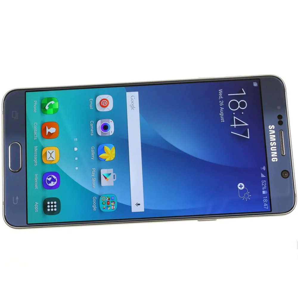 Оригинальный разблокированный Samsung Galaxy Note 5 N920A N920P мобильный телефон 4 Гб