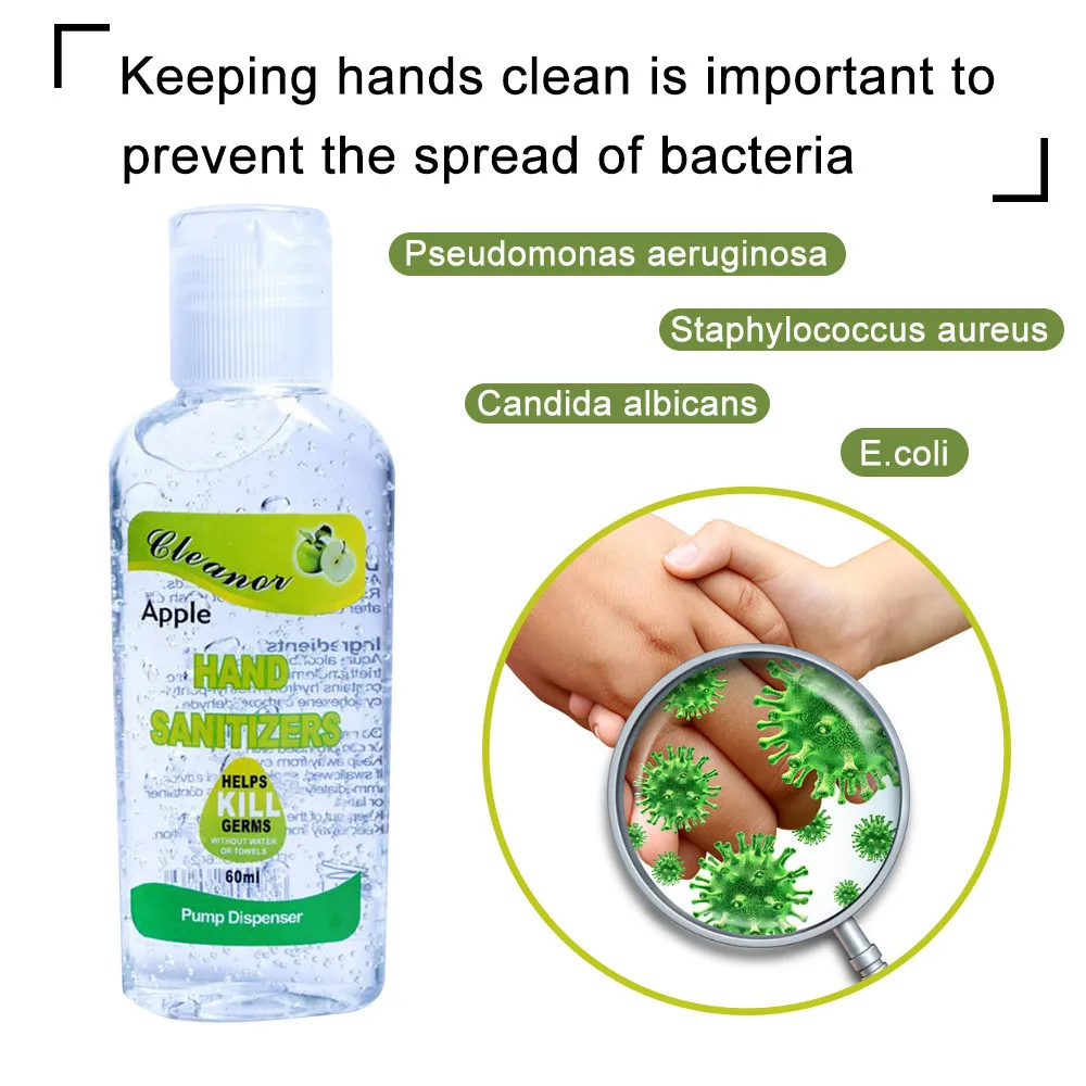 Предотвратить бактерии и вирусы одноразовые для дезинфекции рук гель в наличии