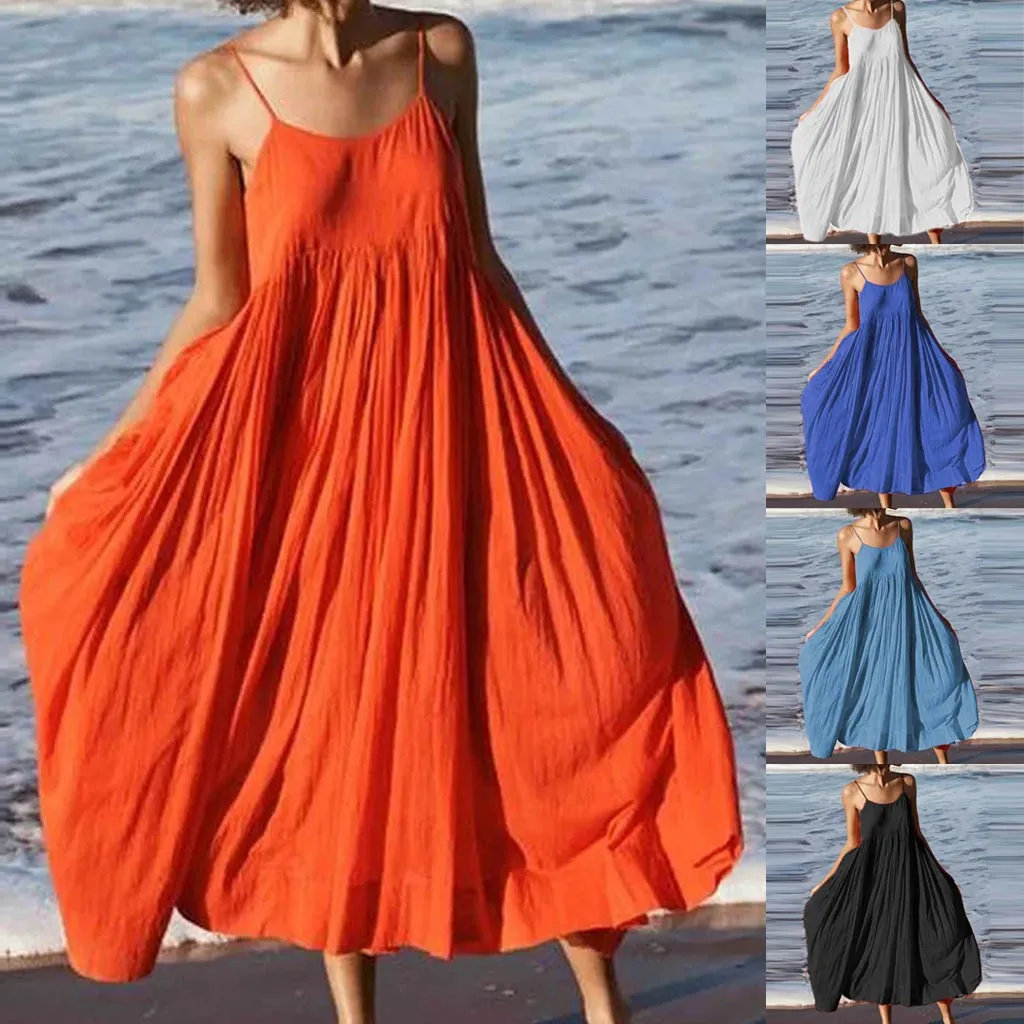 @ Размера плюс летнее платье для девочек на бретелях без рукавов вечерние платья