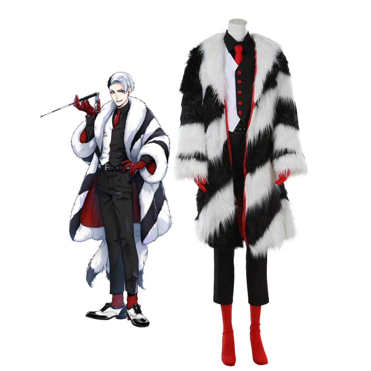 Витая страна чудес ковер Crewel костюм для косплея полный комплект изготовленный на