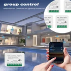 Переключатель Mini Tuya Wi-Fi с поддержкой А, двухсторонний Модуль Автоматизации для умного дома, работает с приложением Alexa Google Home Smart Life