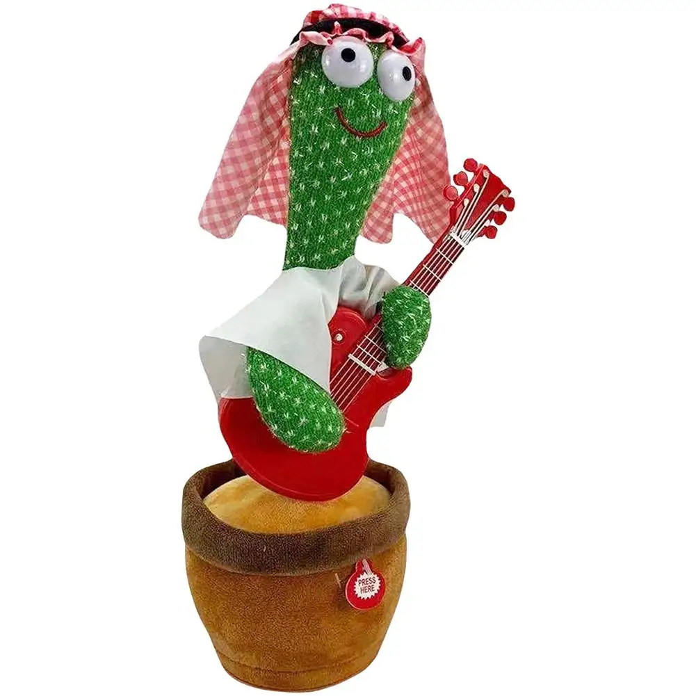 

Пение кактуса, плюшевые игрушки, Электронная встряхивающая драпировка, кактус, плюшевая игрушка, аксессуары для дома, детские подарки