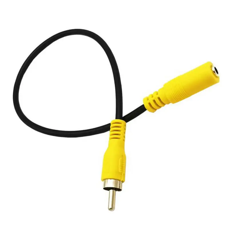 

3.5mm 1/8 inch Mono Female to RCA Female / Male Audio Cable Cord Gold Plated 0.3M