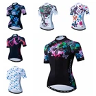 Джерси для велоспорта, Женская велосипедная майка, горная дорога, MTB Топ, Майо, дышащие рубашки, короткий рукав, гоночная команда, блузка, женские цветы
