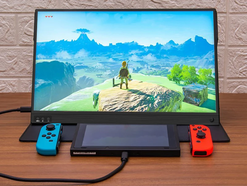 Аккумулятор встроенный 15 6 дюймовый портативный монитор 5 В 2 А игровой type c для PS4