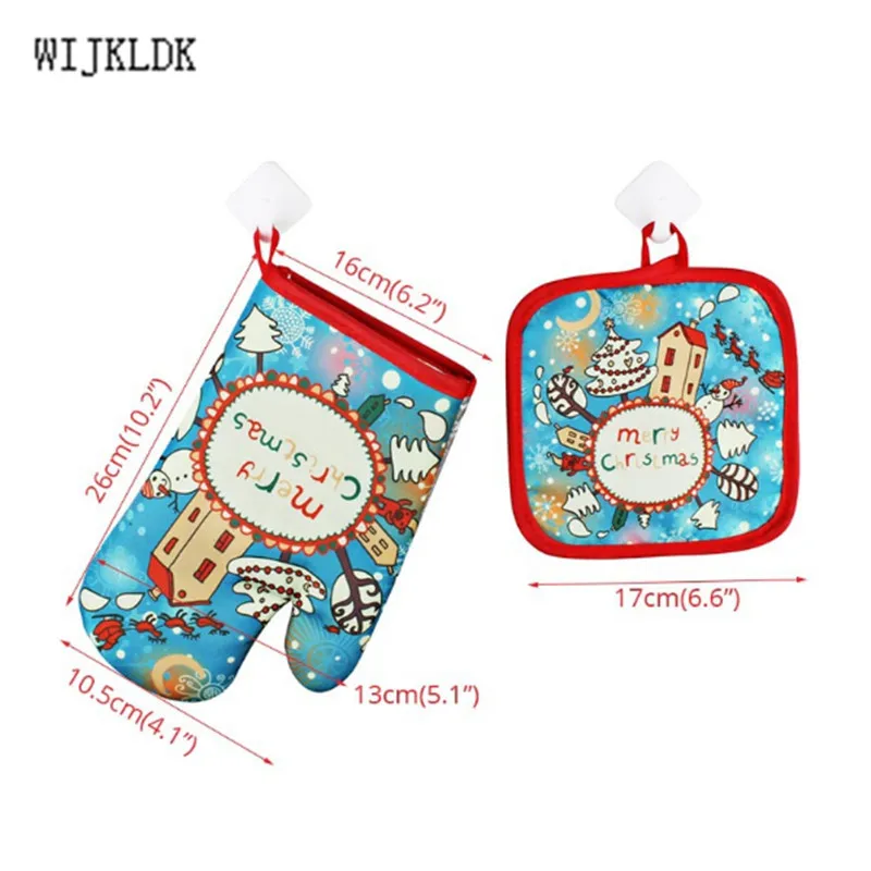 Рождественские перчатки коврик с Рождеством украшение для рождественские