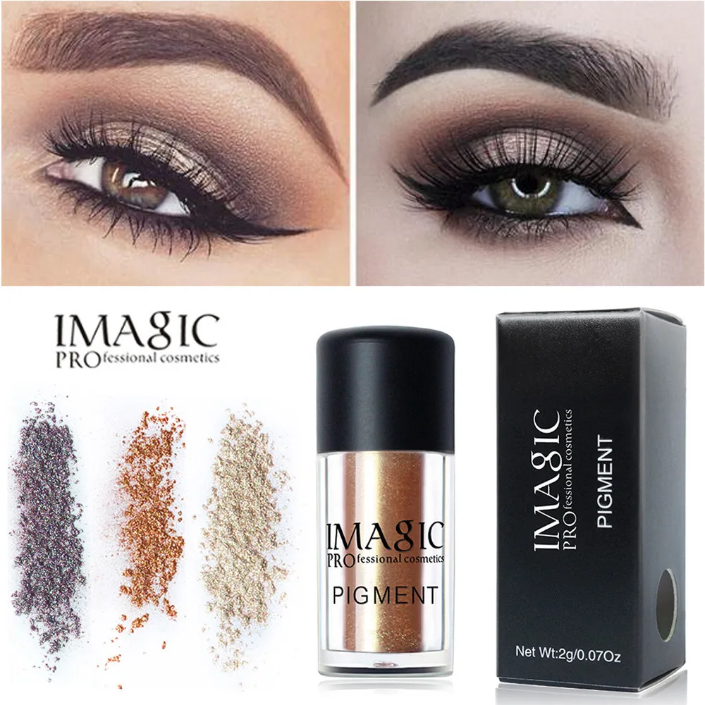 Imagic Cosmetics Тени Для Век цвет макияж профессиональный блеск порошок 9 цветов s