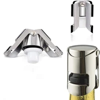 stainless steel sealing bottle cap wine beer bottle cork plug champagne sparkling stopper wine bottle stopper bar tools wine lid
