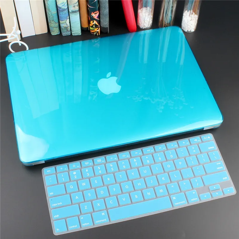Crystal sky blue Для Macbook Air 13 Чехол A1932 новейшая версия Жесткий кристально чистый матовый чехол для ноутбука MacBook air 1" дюймов 13 дюймов retina дисплей - Цвет: Crystal sky blue