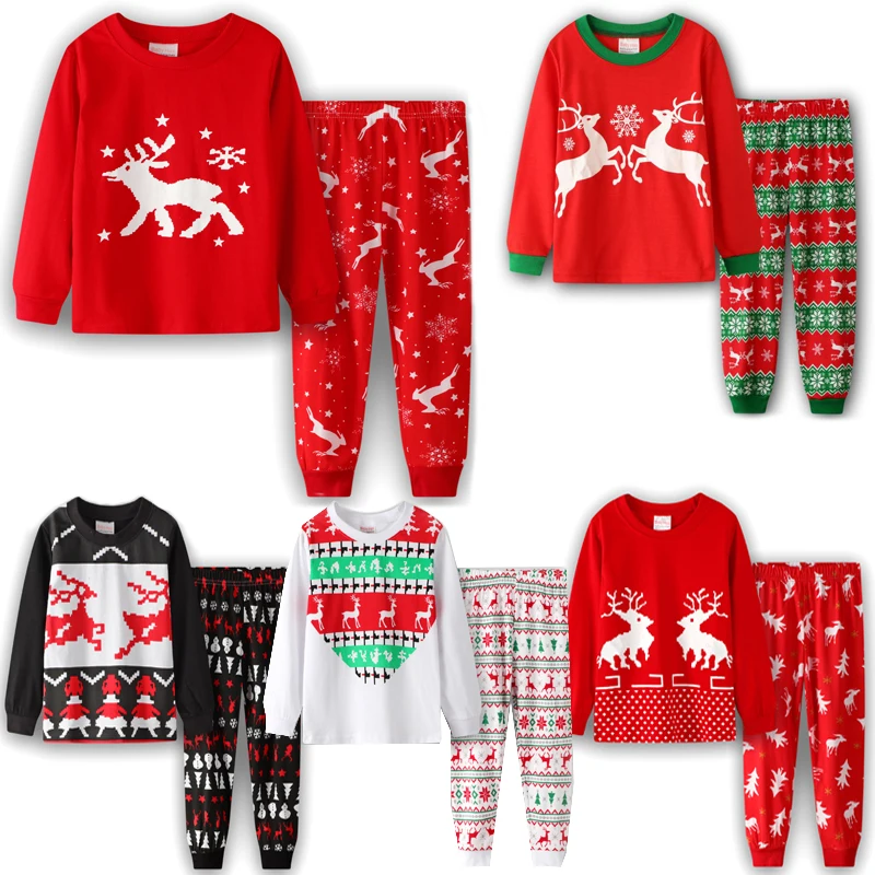 Новый Популярный Детский пижамный комплект детская одежда для сна Детская