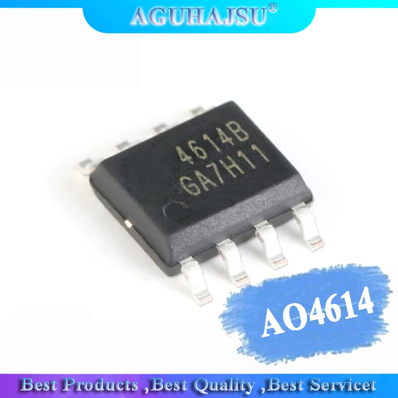 10 шт. AO4614 AO4614B 4614B SOP8 LCD Инвертор плата чип новый оригинальный|Интегральные схемы| |