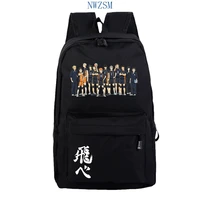 anime haikyuu haikiyu karasuno backpack nylon student schoolbag unisex travel bags fashion travel laptop shoulders bag