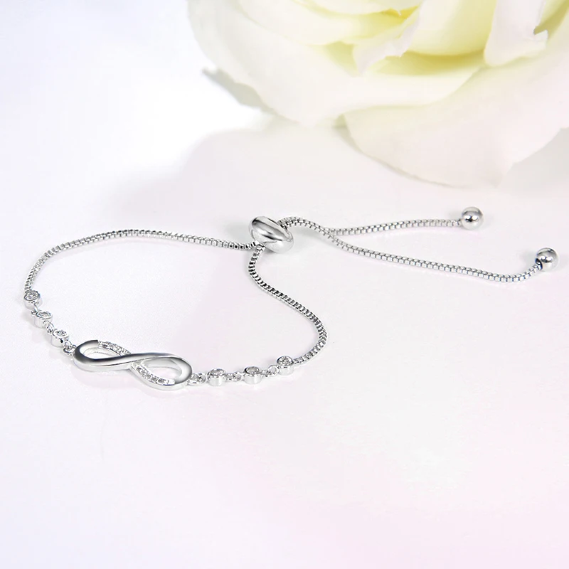 Браслеты jinzeyi с кристаллами для женщин регулируемые браслеты микро-инкрустацией