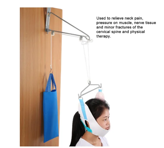 Массажер для шеи устройство растяжки и спины регулируемое расслабления